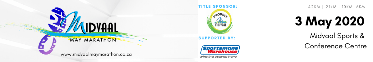 Title Sponsor: Proudly Midvaal | Supported by Sportmans Warehouse